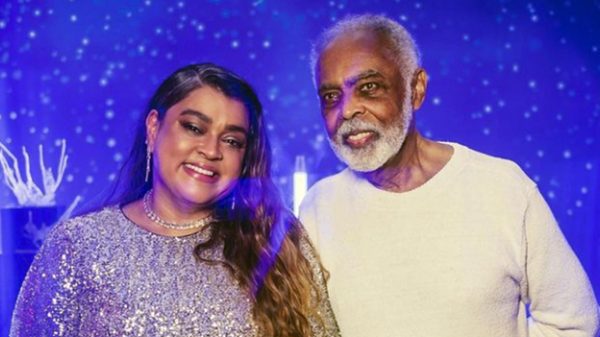 Gilberto Gil celebrou nas redes sociais o sucesso no tratamento da filha, Preta Gil