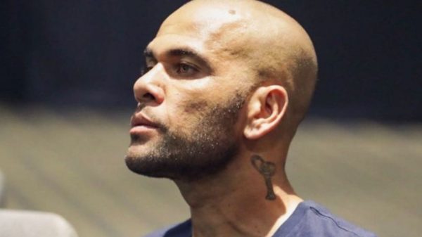 Daniel Alves esteve nos três dias de julgamento