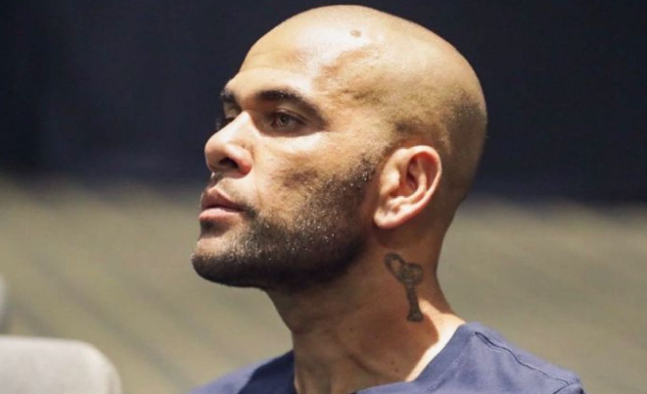 Daniel Alves esteve nos três dias de julgamento