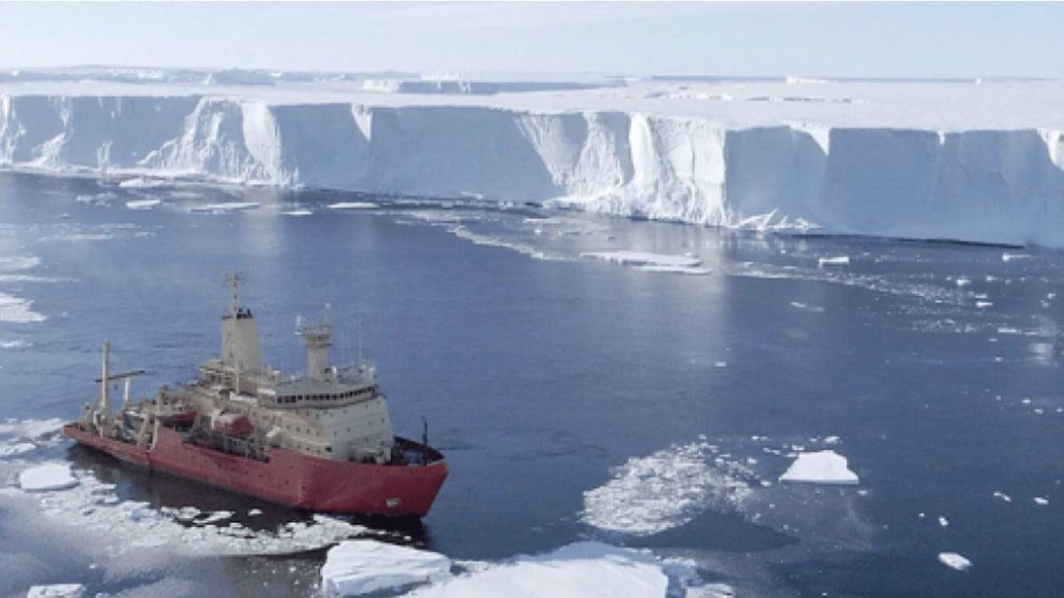 Derretimento da Geleira do Fim do Mundo pode subira 3 metros nível do mar (Foto: Divulgação/Universidade do Colorado)