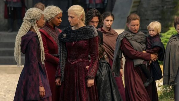 Despedida de Rhaenyra e seus filhos em House of Dragon (Foto: Reprodução/HBO)