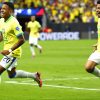 Savinho comemora seu primeiro gol pela Seleção em jogo da 1á rodada (Foto: Rafael Ribeiro/CBF)