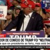 Tiros contra Donald Trump na Filadélfia (Foto: CNN/Reprodução)