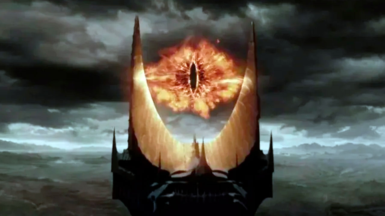 O Olho de Sauron, o poderoso ser em sua forma reclusa