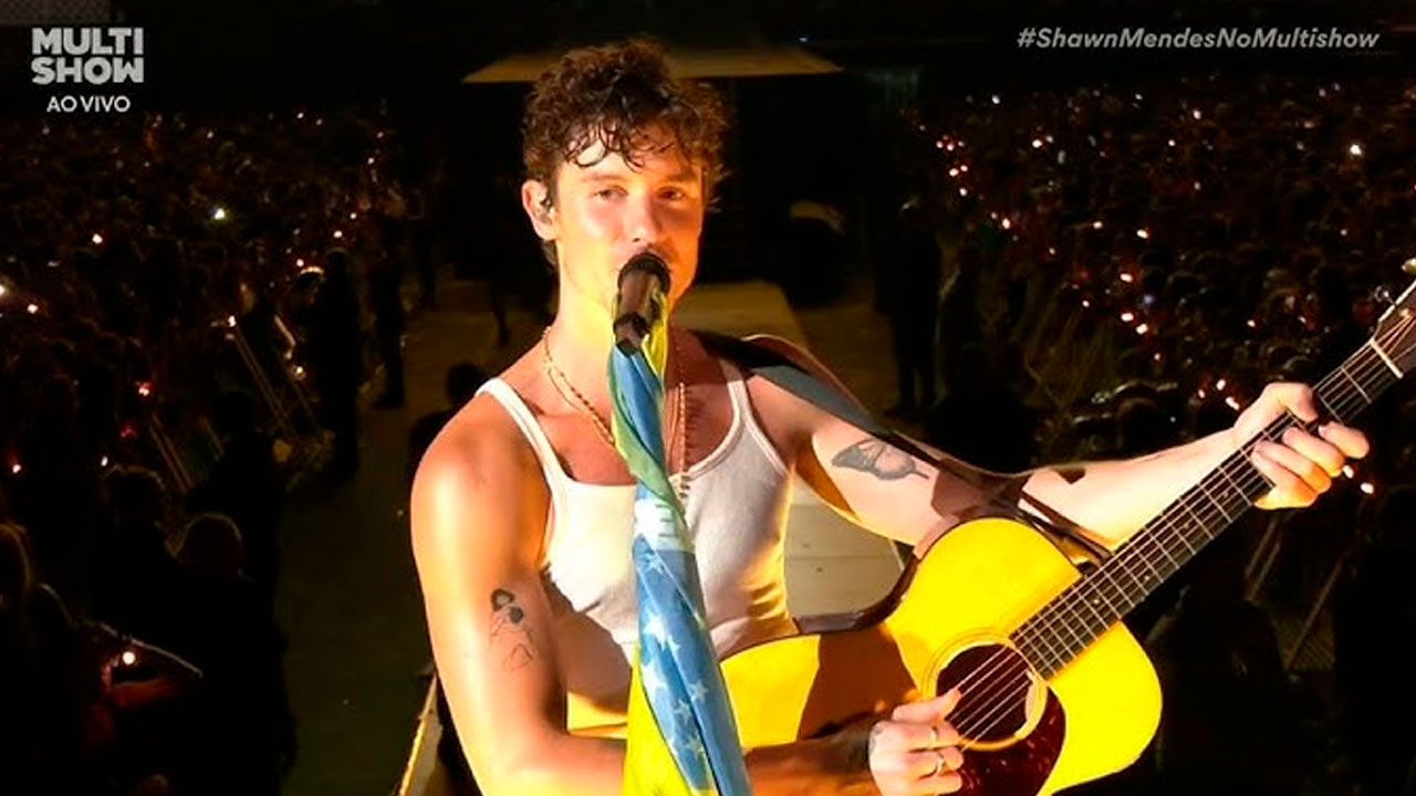 Shawn Mendes encerrou a última noite de Rock in Rio e levou público ao delírio